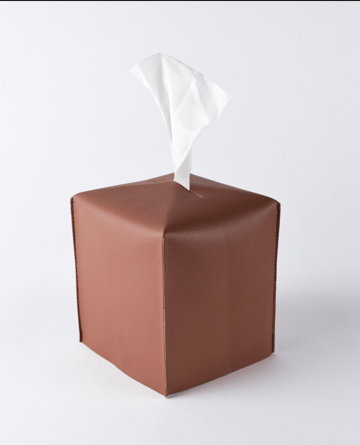 Leather tissue Cover- Square