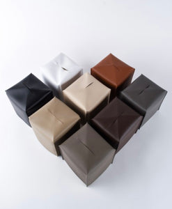 Leather tissue Cover- Square