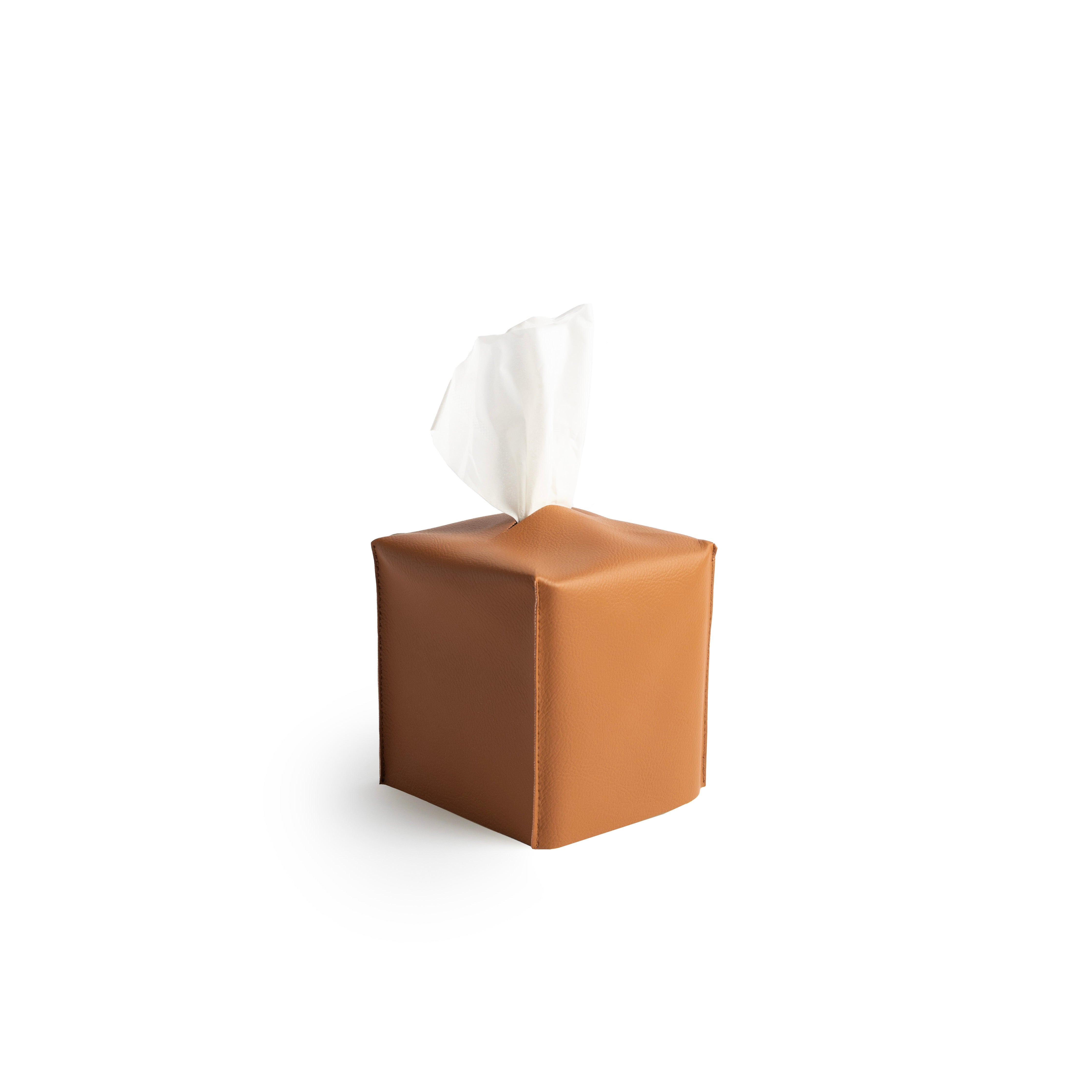 Leather tissue Cover- Square